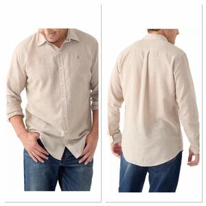 Izod Casual Linen Button Down Shirt